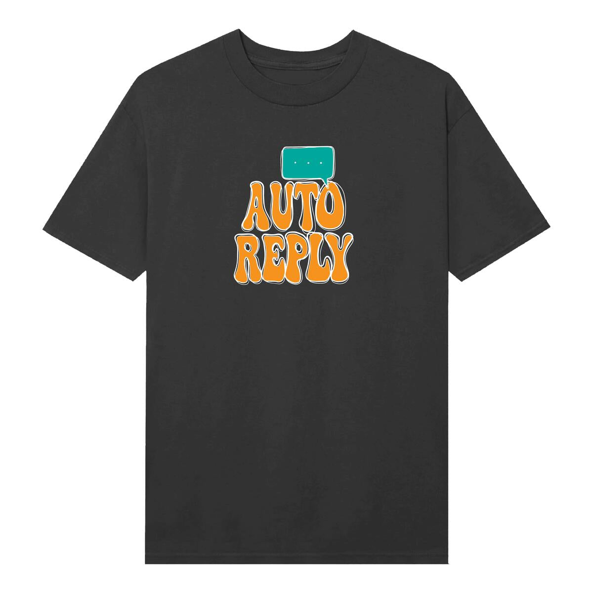 Auto Reply Call You Later T-shirt (Pirate Black)