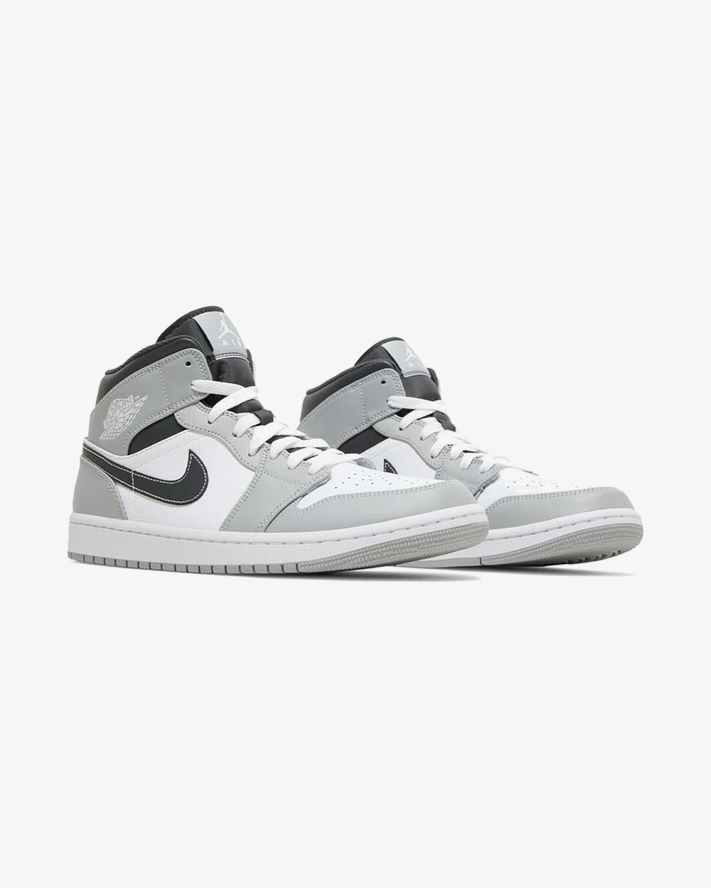 NIKE AIR JORDAN1 MID LIGHT SMOKE GREY ANTHRACITE