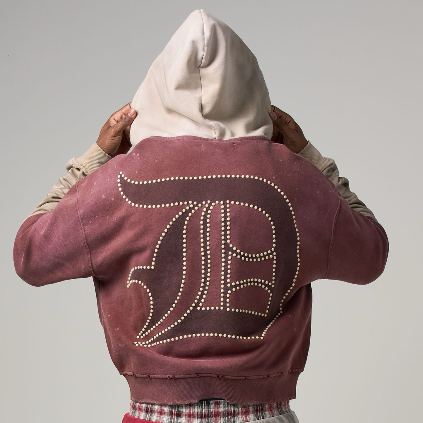 DUAA "Fig" Zip Up Hoodie (Brown)