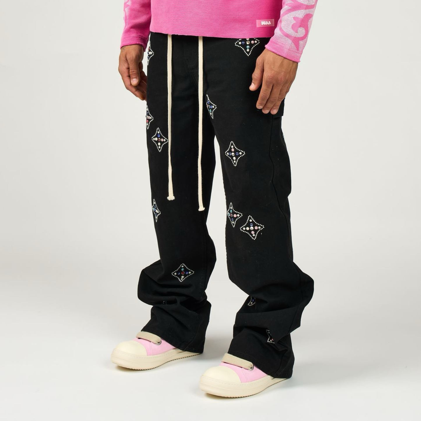 DUAA "Star" Black Pants