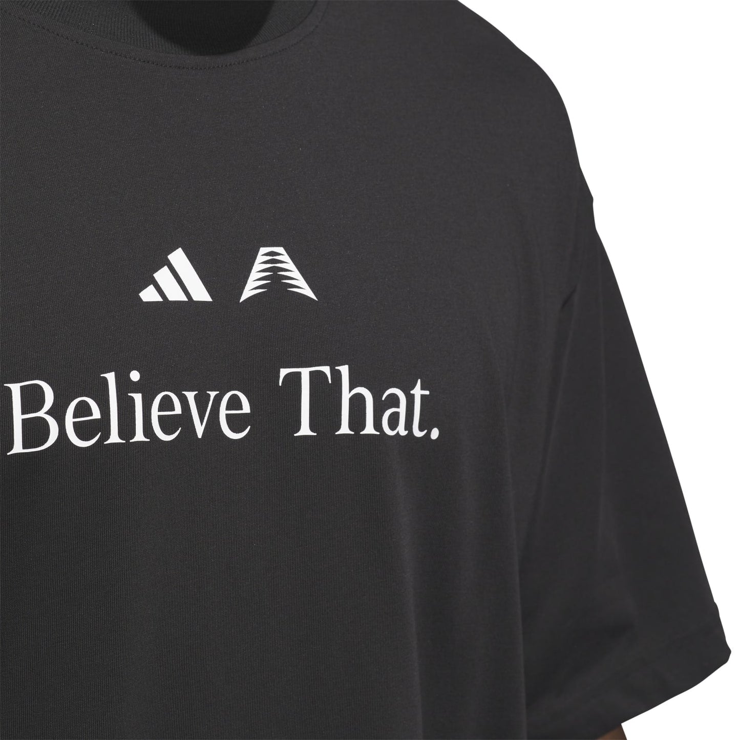 Adidas Men Anthony Edwards Believe T-Shirt Black JM7951