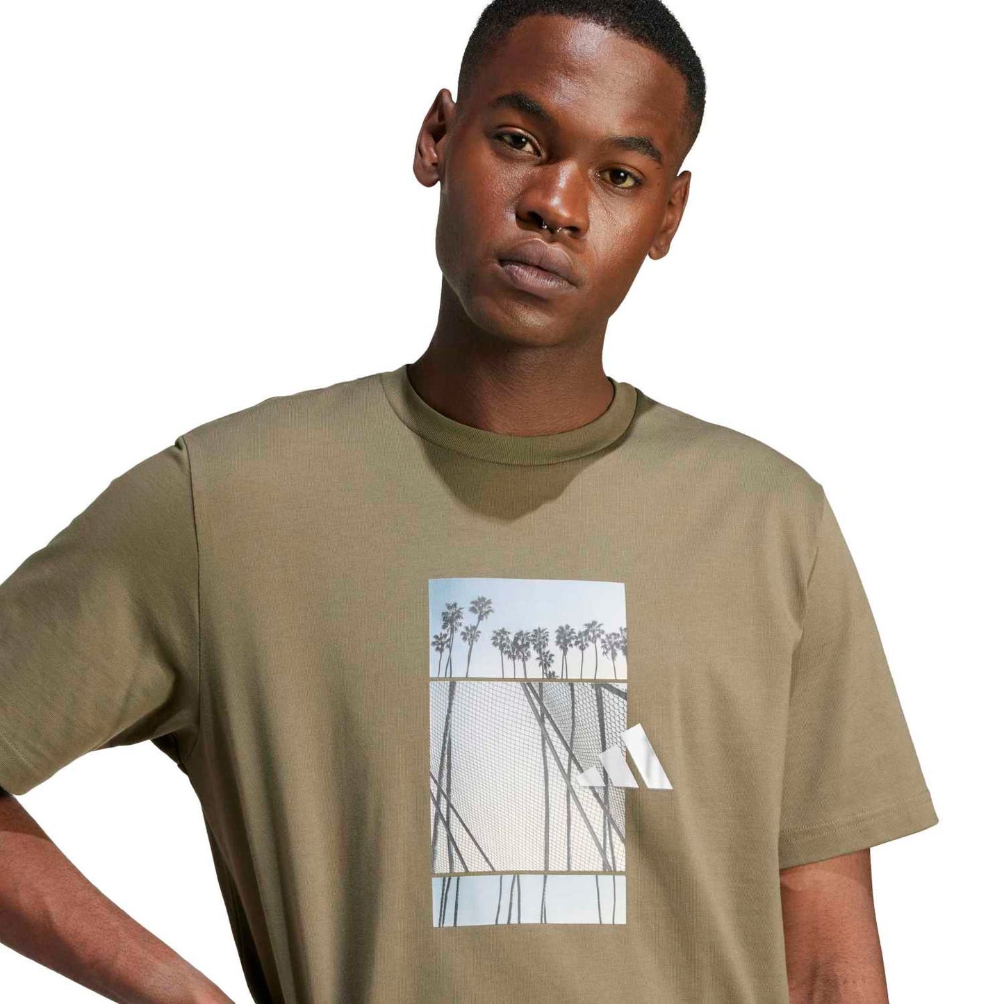 Adidas Men Lens Elevated Graphic Tee JJ3924