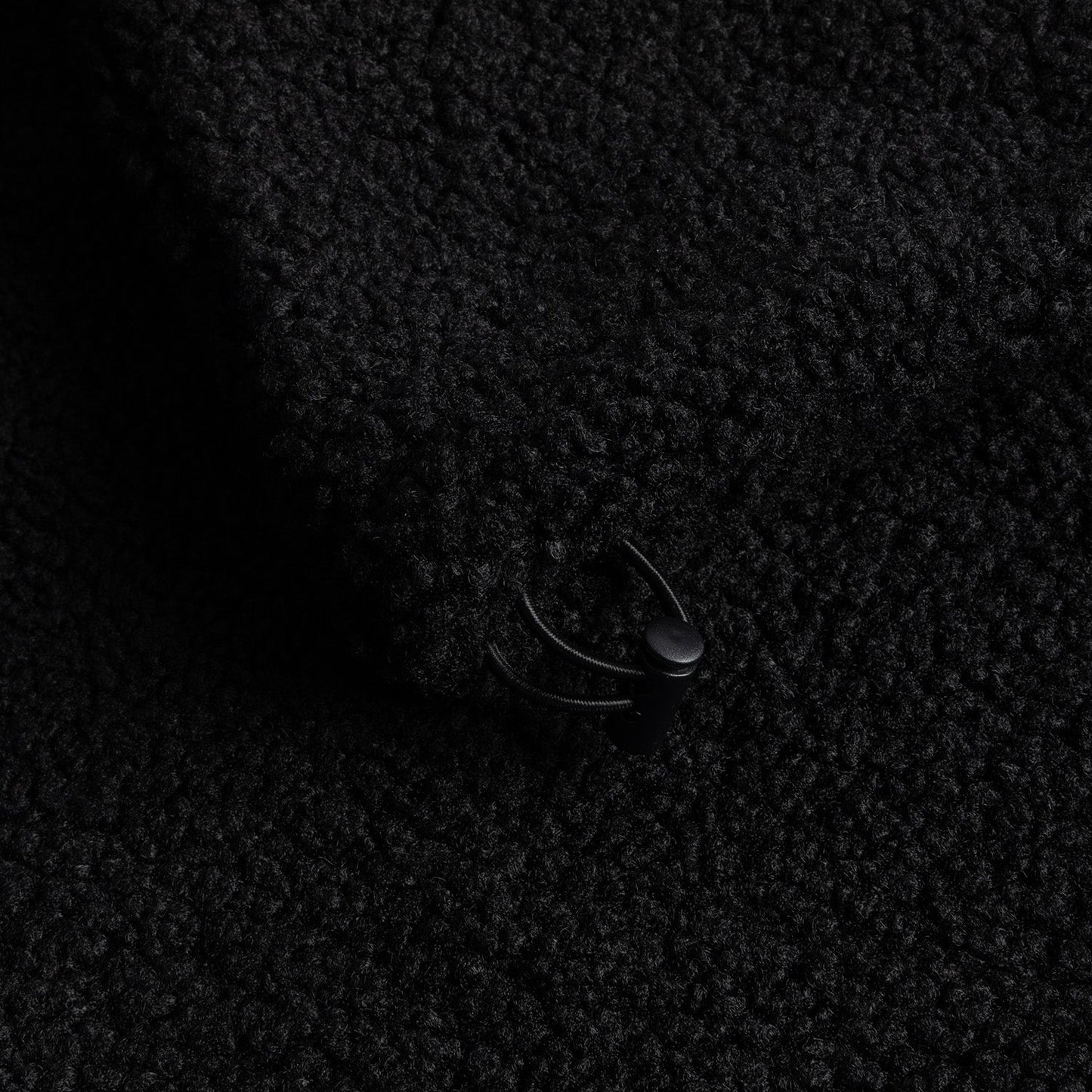 Dime Men Polar Fleece Sherpa Zip Black