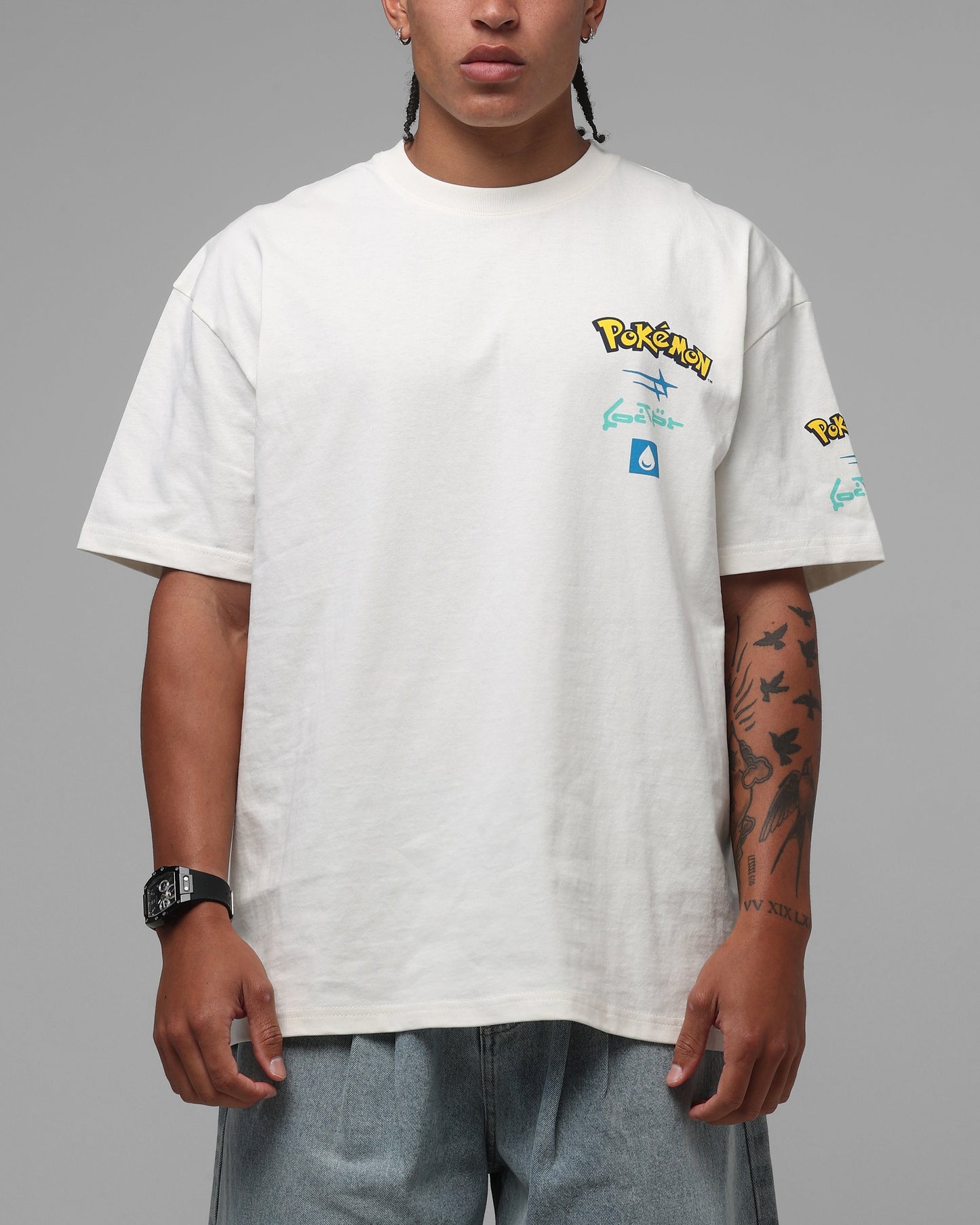 Pokémon By Loiter Squirtle Heavyweight T-Shirt Off White