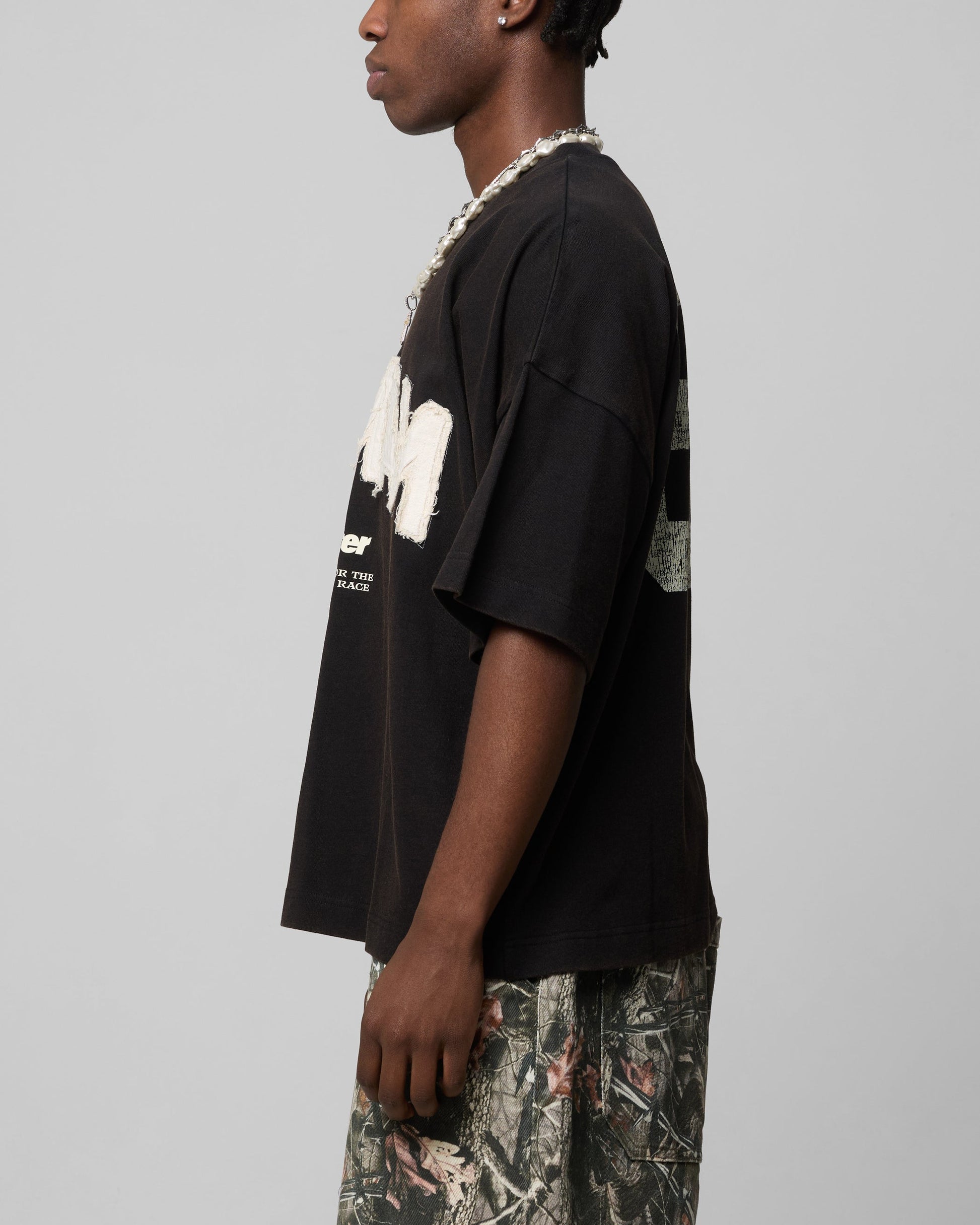 Loiter Human Box T-Shirt Vintage Black