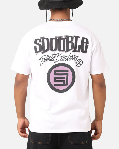 S Double Combo Platter T-Shirt Washed White