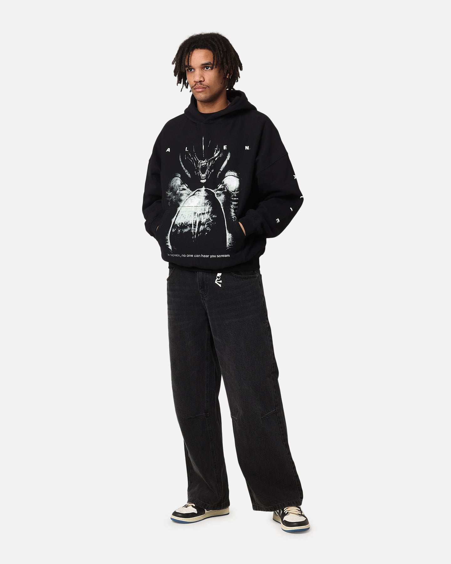 Goat Crew Alien Premium Hoodie Black