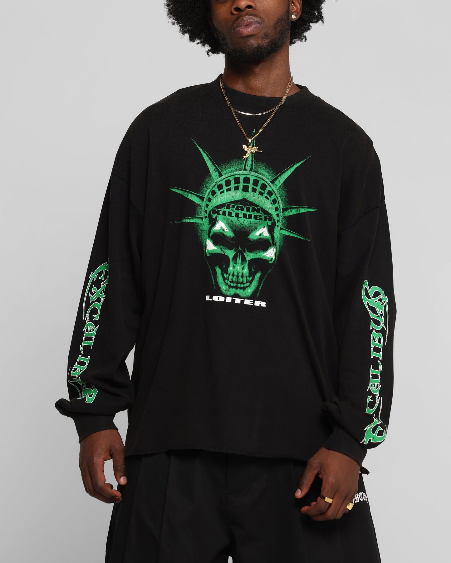 Loiter Liberty Long Sleeve T-Shirt Vintage Black