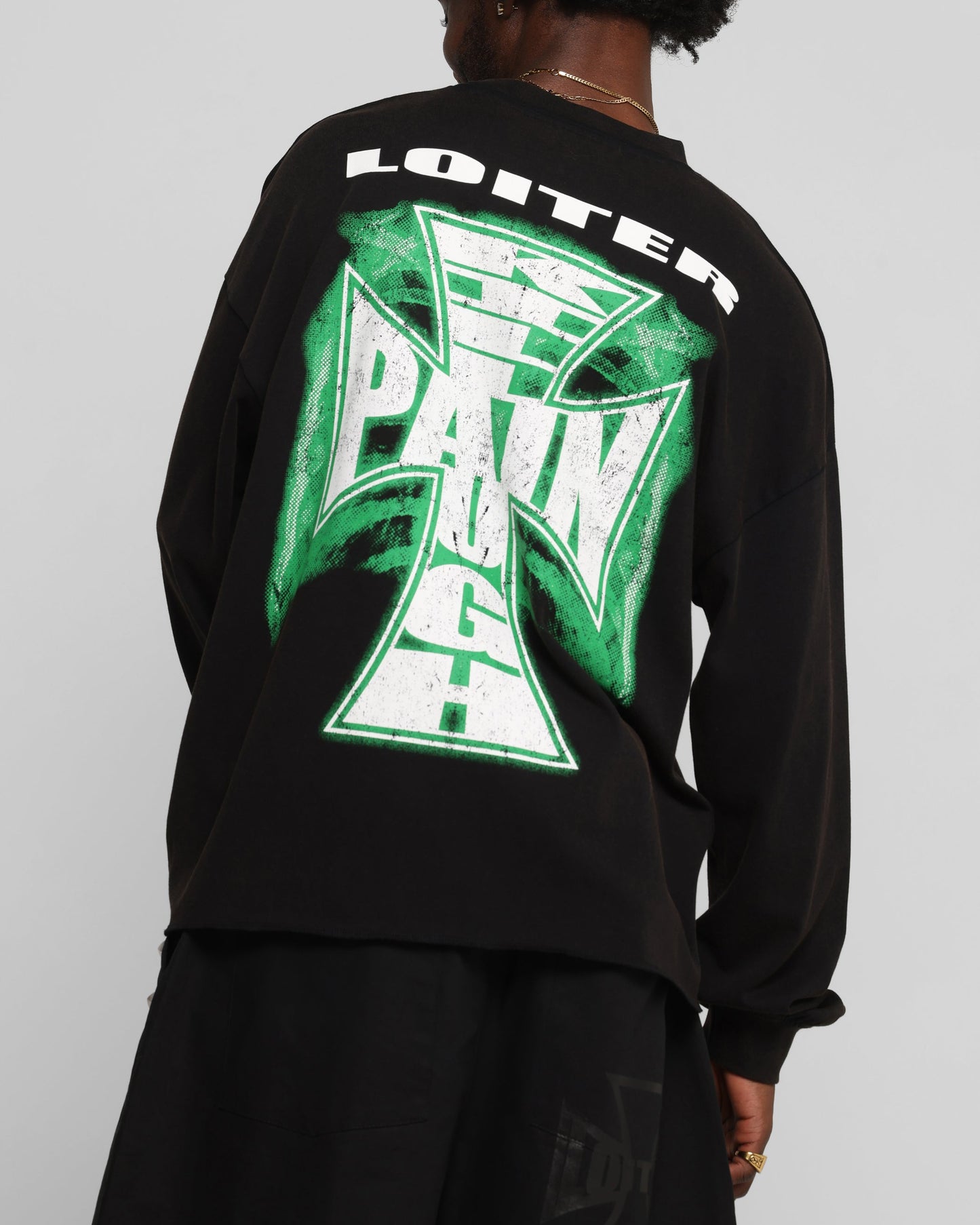Loiter Liberty Long Sleeve T-Shirt Vintage Black