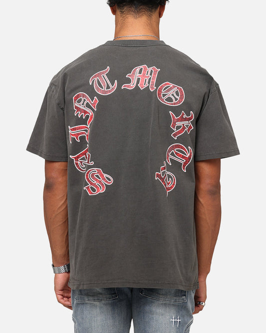 Saint Morta Worldwide Boxy T-Shirt Black Wash