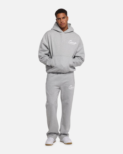 Carre Prestige Script Hoodie Grey Marle