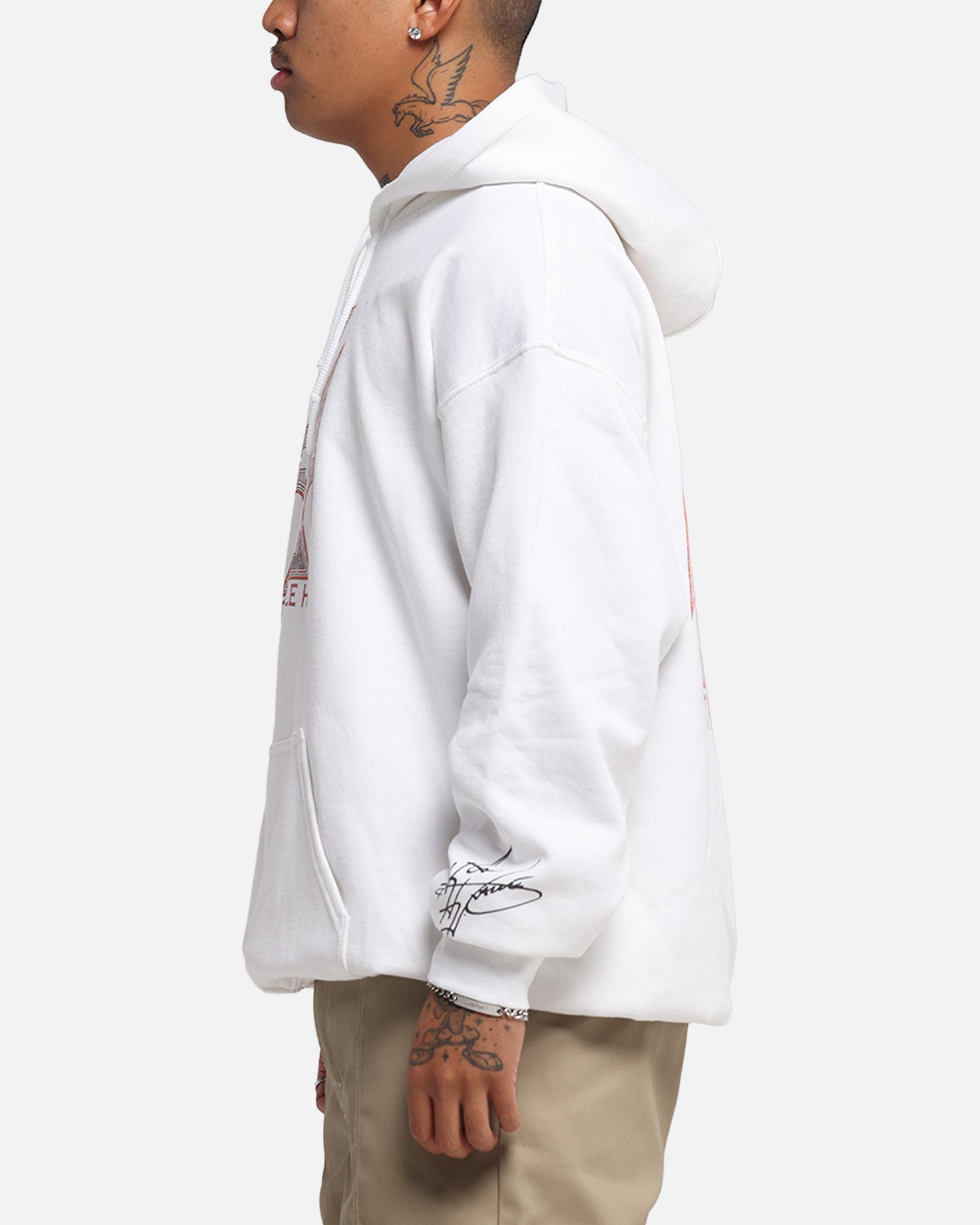 Culture Kings X WWE Triple H Wrestlemania XLI Premium Hoodie White