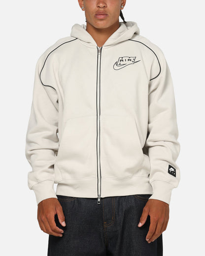 Nike Air Full-Zip Fleece Hoodie Light Bone/Black