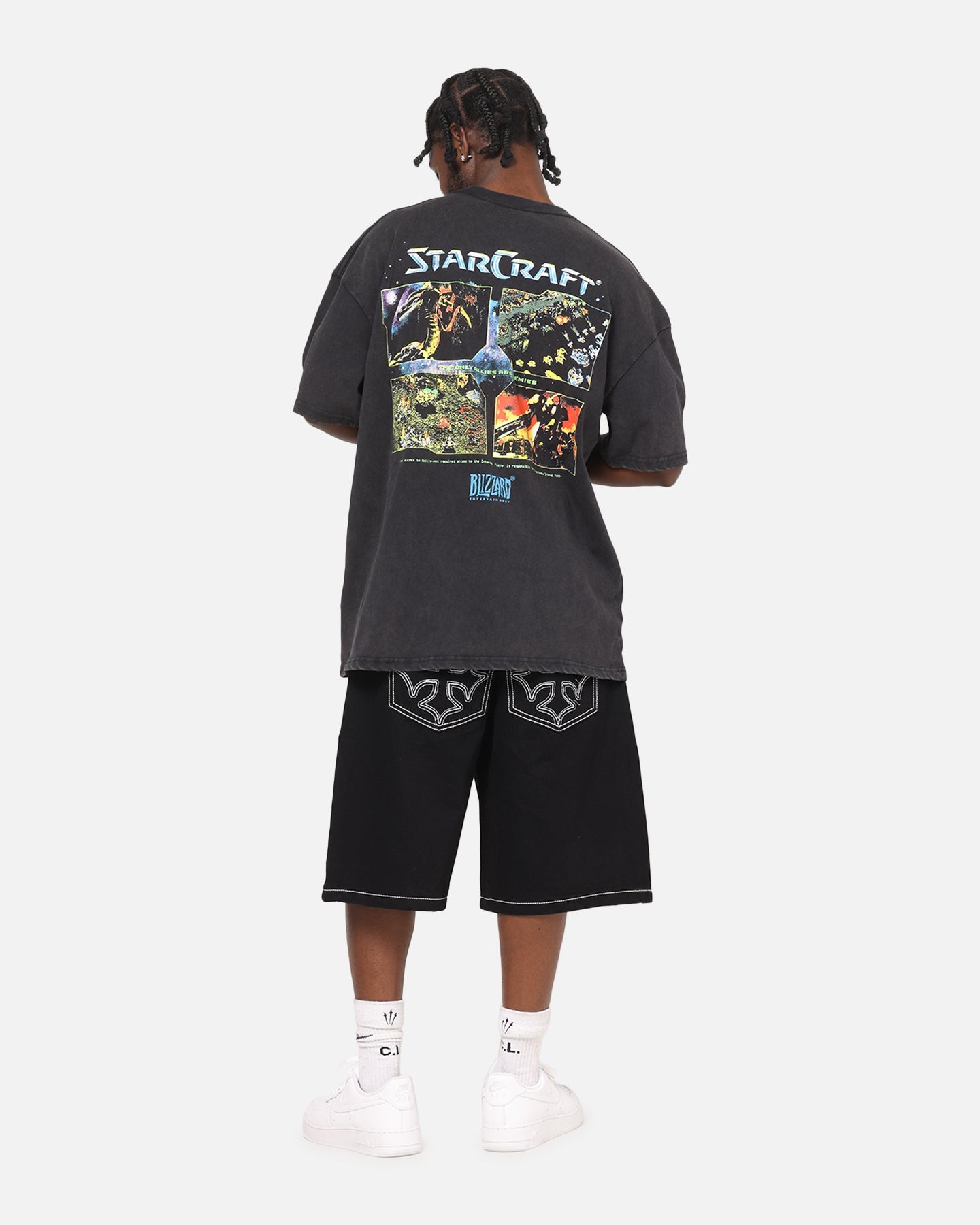 73Studio X Starcraft '98 Cover Heavy T-Shirt Black Wash