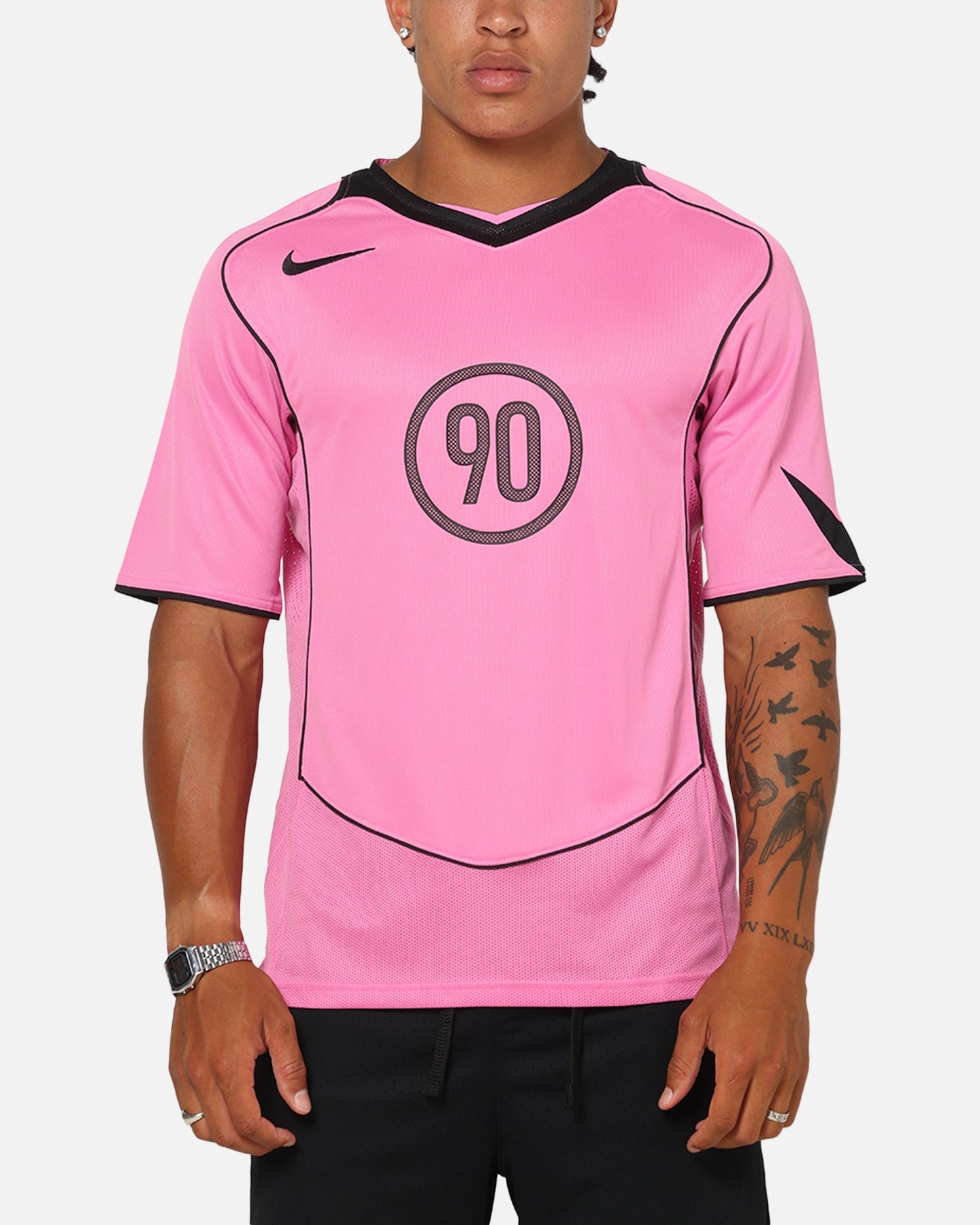 Nike Total 90 Soccer T-Shirt Playful Pink/Black