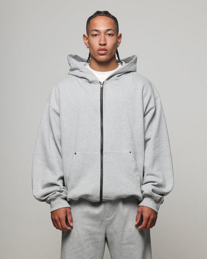 American Thrift Zip Hoodie Grey Heather