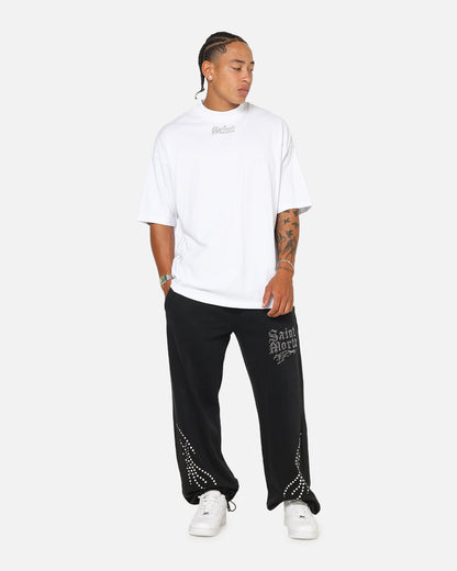 Saint Morta Vigil Mock Neck T-Shirt White