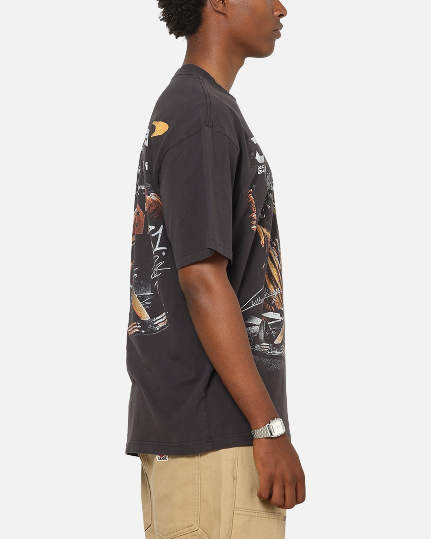 Mitchell & Ness X Mclaren Oscar Piastri Victory T-Shirt Faded Black