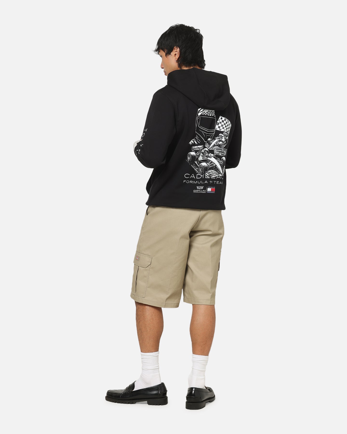 Tommy Hilfiger X Cadillac Formula 1 Team Car Graphic Hoodie Black