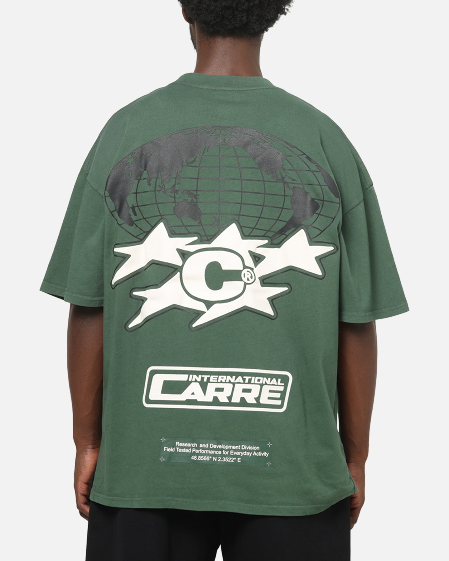Carre International Globe T-Shirt Forest Green