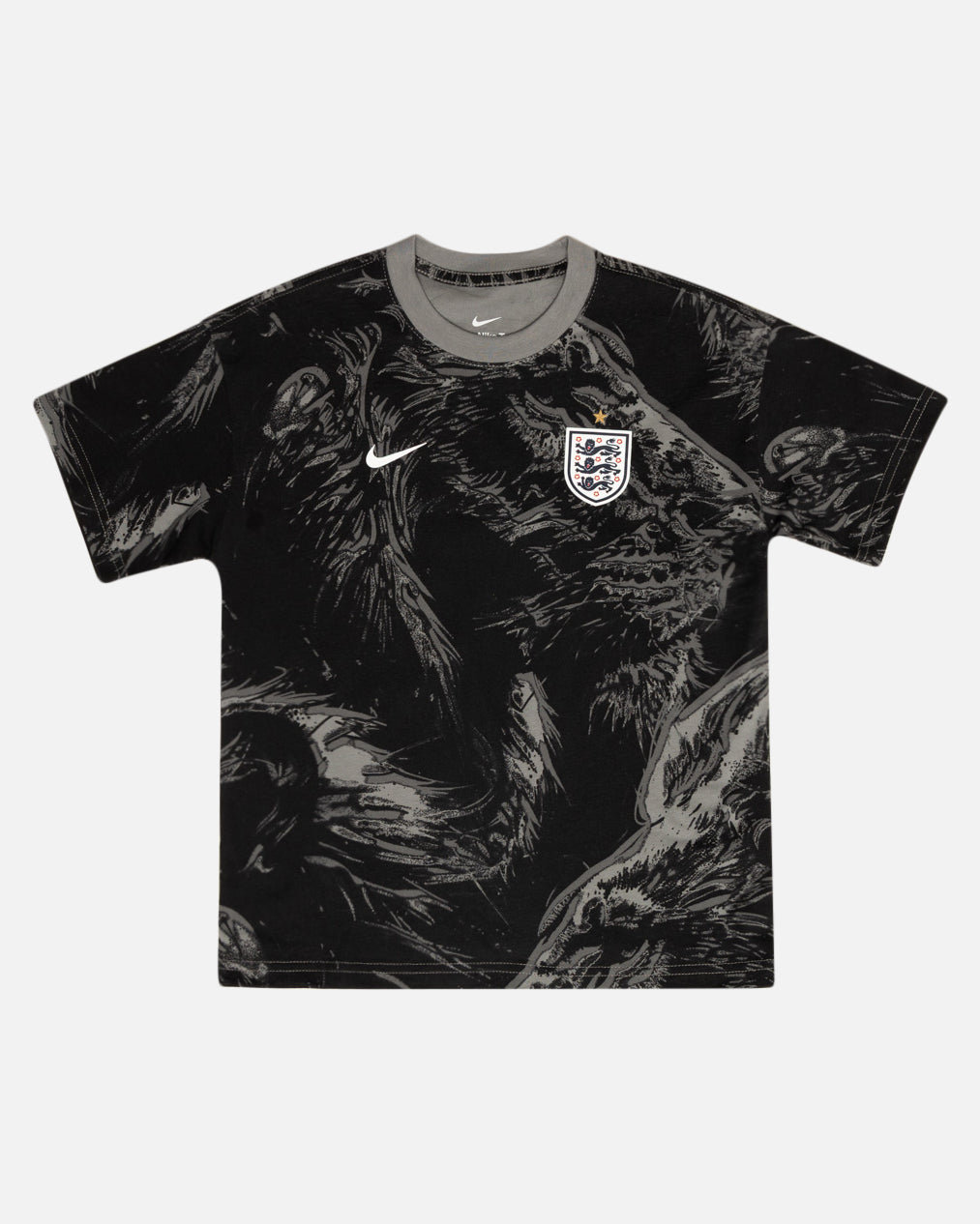 Nike Kids' England Soccer T-Shirt Dark Steel Grey