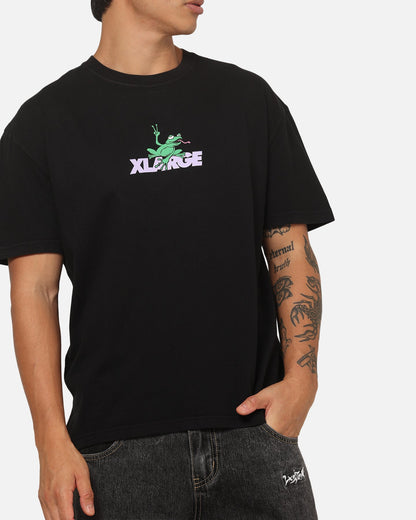 X-Large Peace Frog T-Shirt Pigment Black