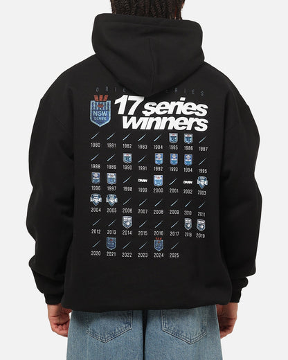 Mitchell & Ness New South Wales Blues 17 X Series Vintage Hoodie Black