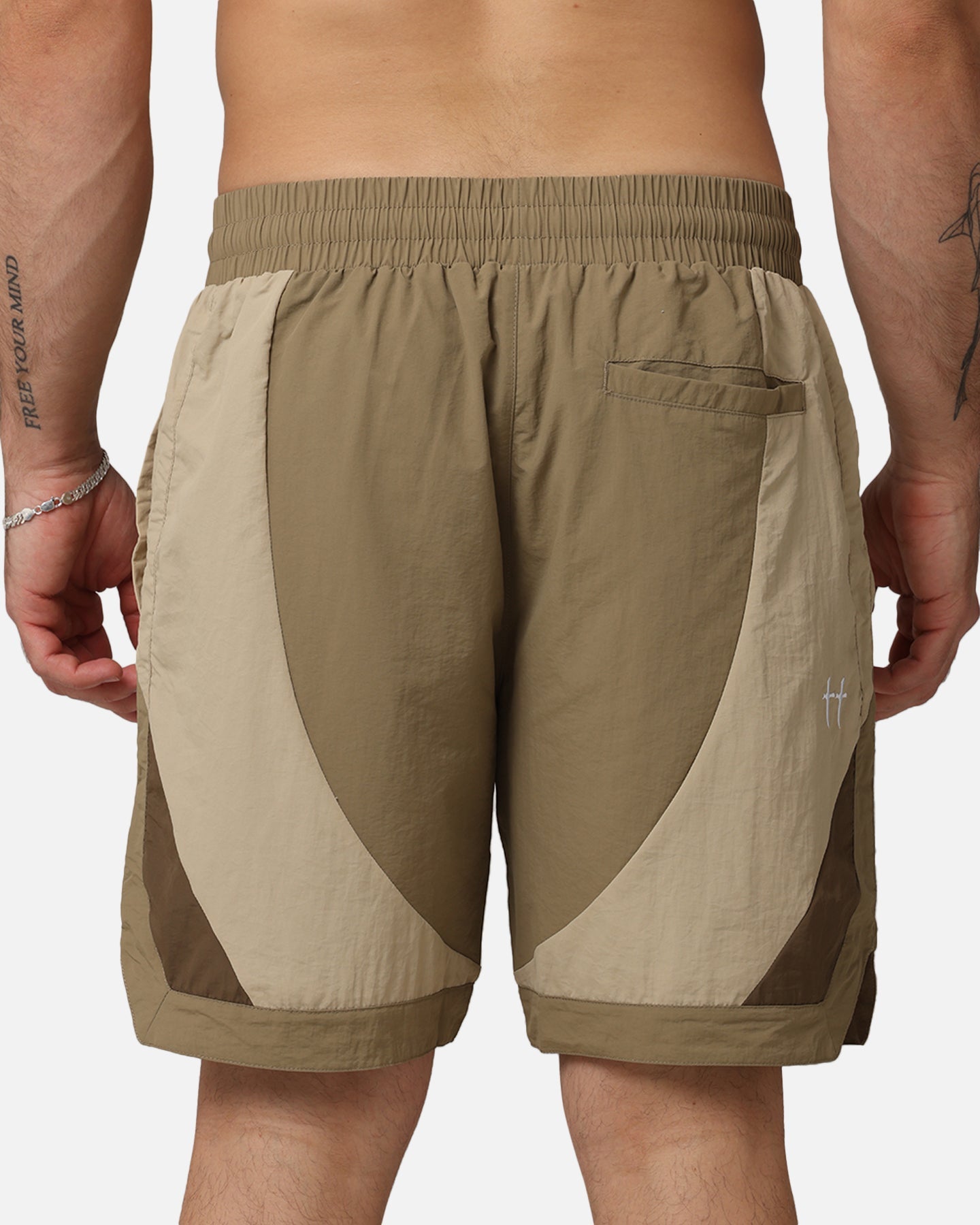 Saint Morta Holy Grail Nylon Shorts Brown