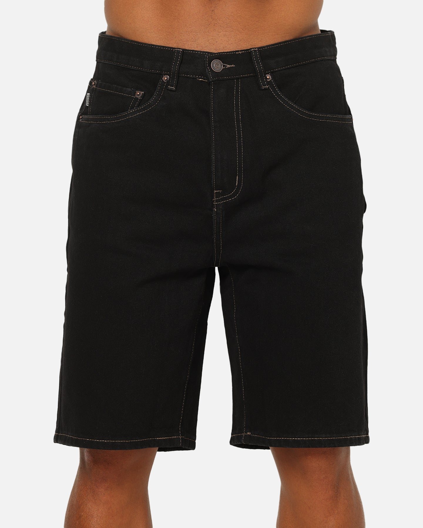 S Double Denim Standard Shorts Raw