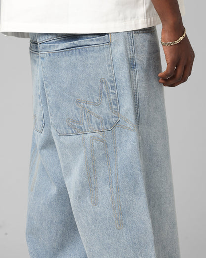 Loiter Star Born Jeans Washed Blue