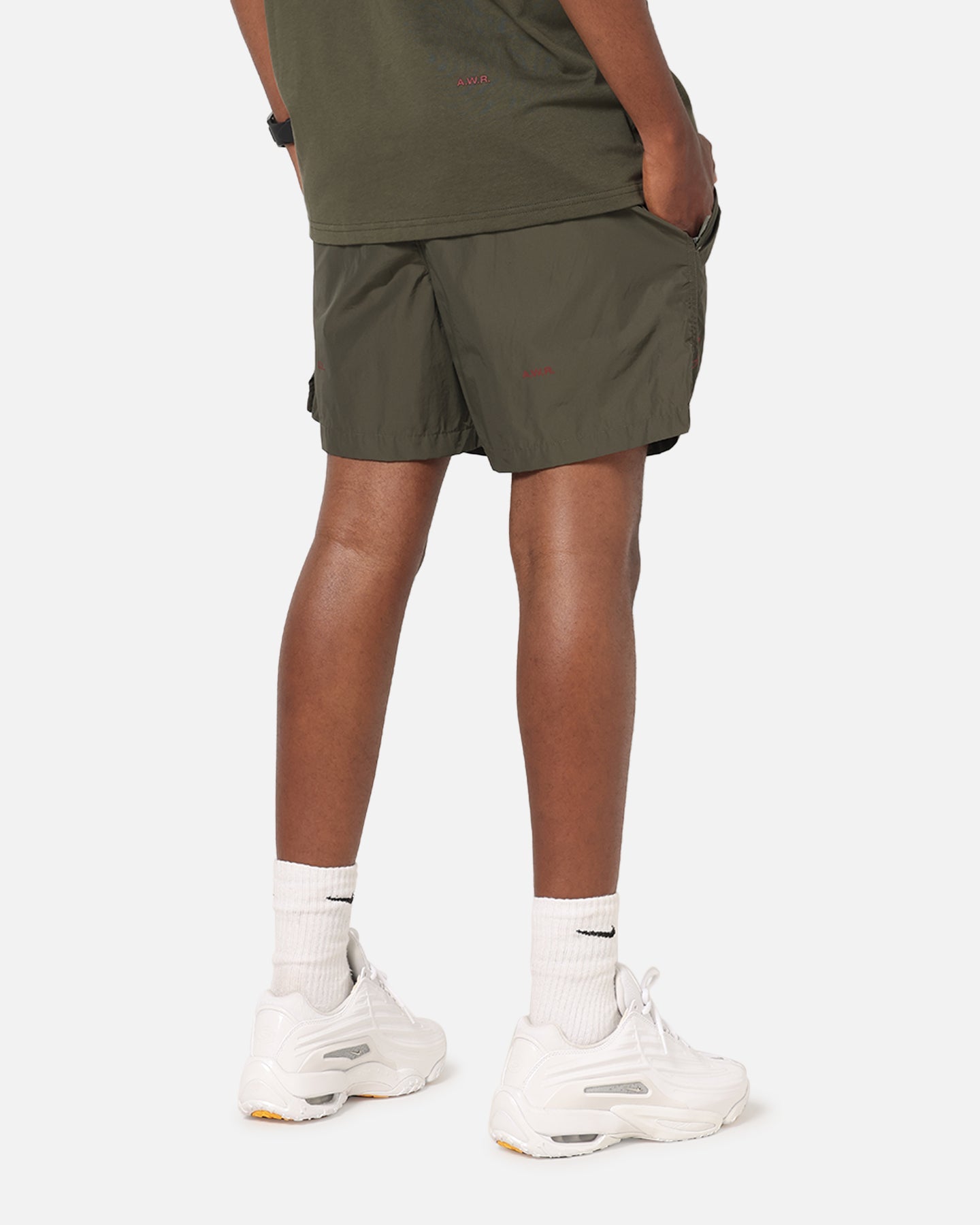 Nike Nocta Cardinal Nylon Shorts Khaki