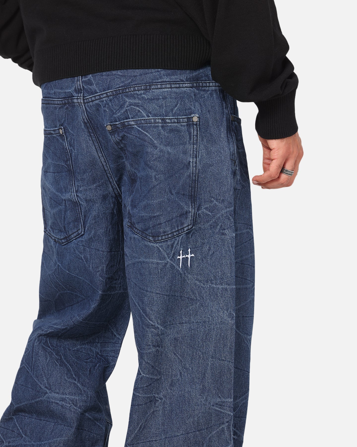 Saint Morta Amplus Jeans Crinkle Stonewash