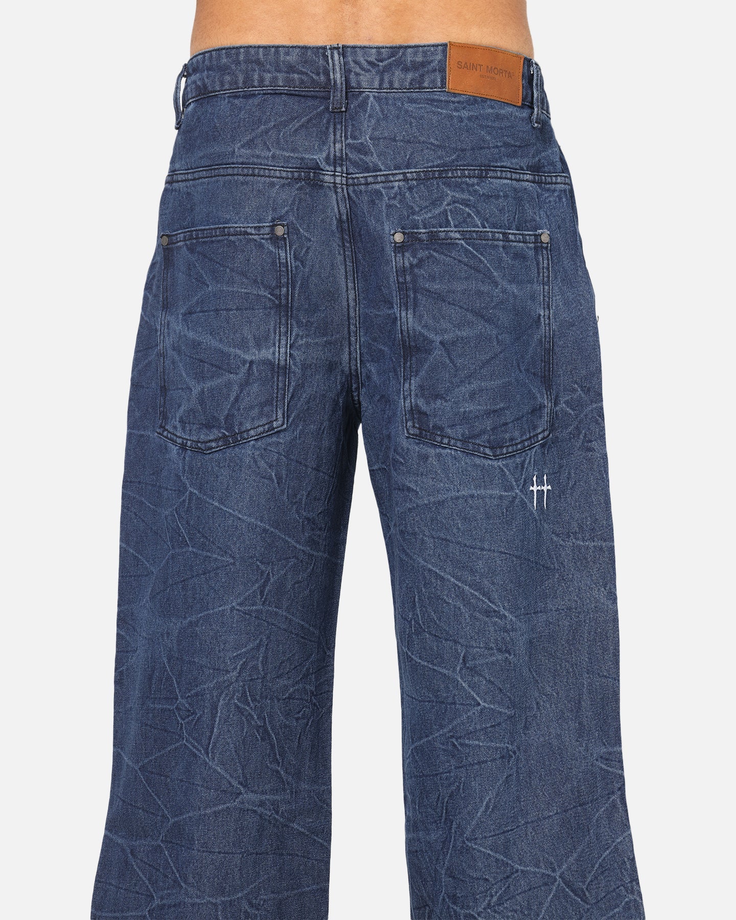 Saint Morta Amplus Jeans Crinkle Stonewash