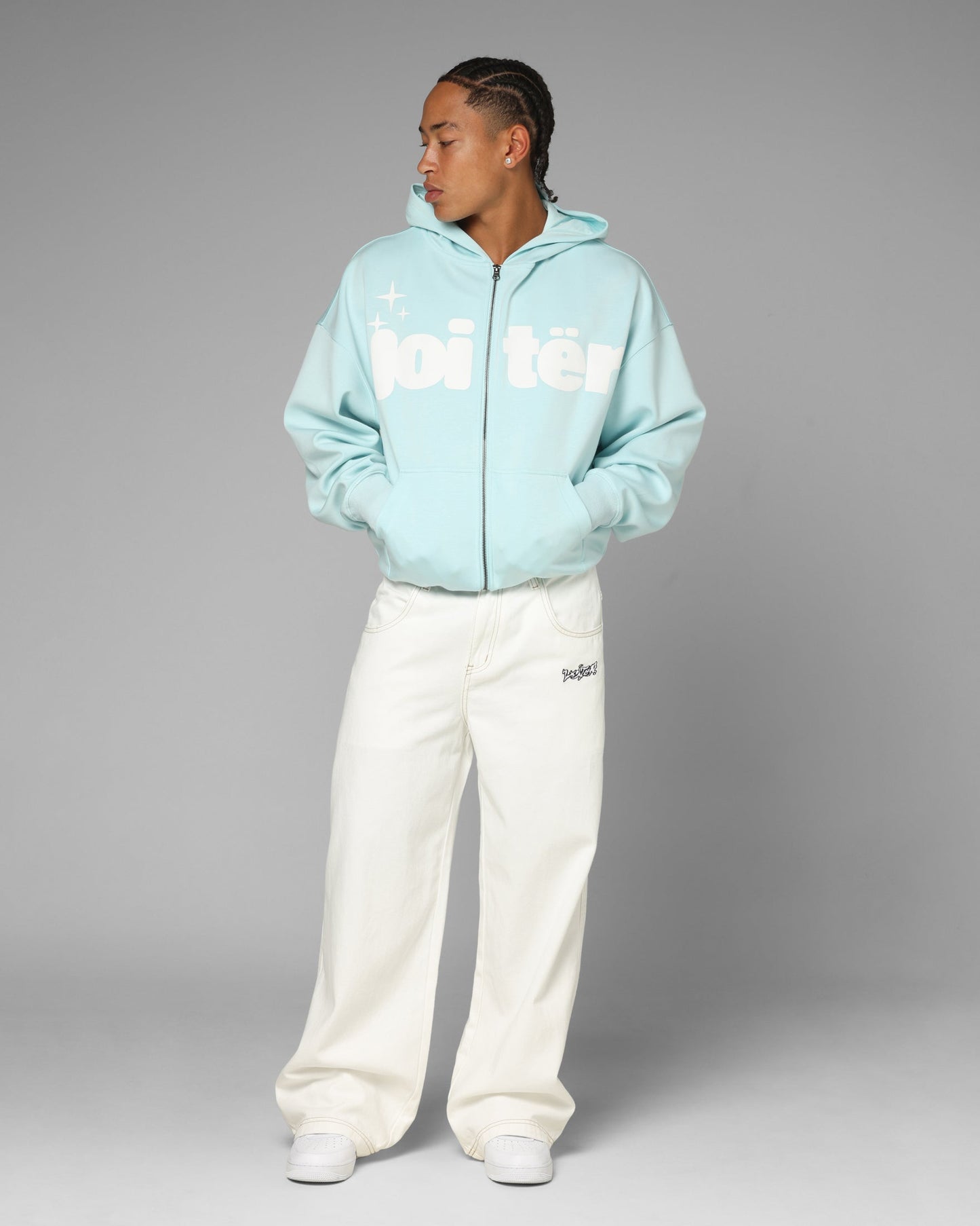 Loiter Star Born Jeans Off White
