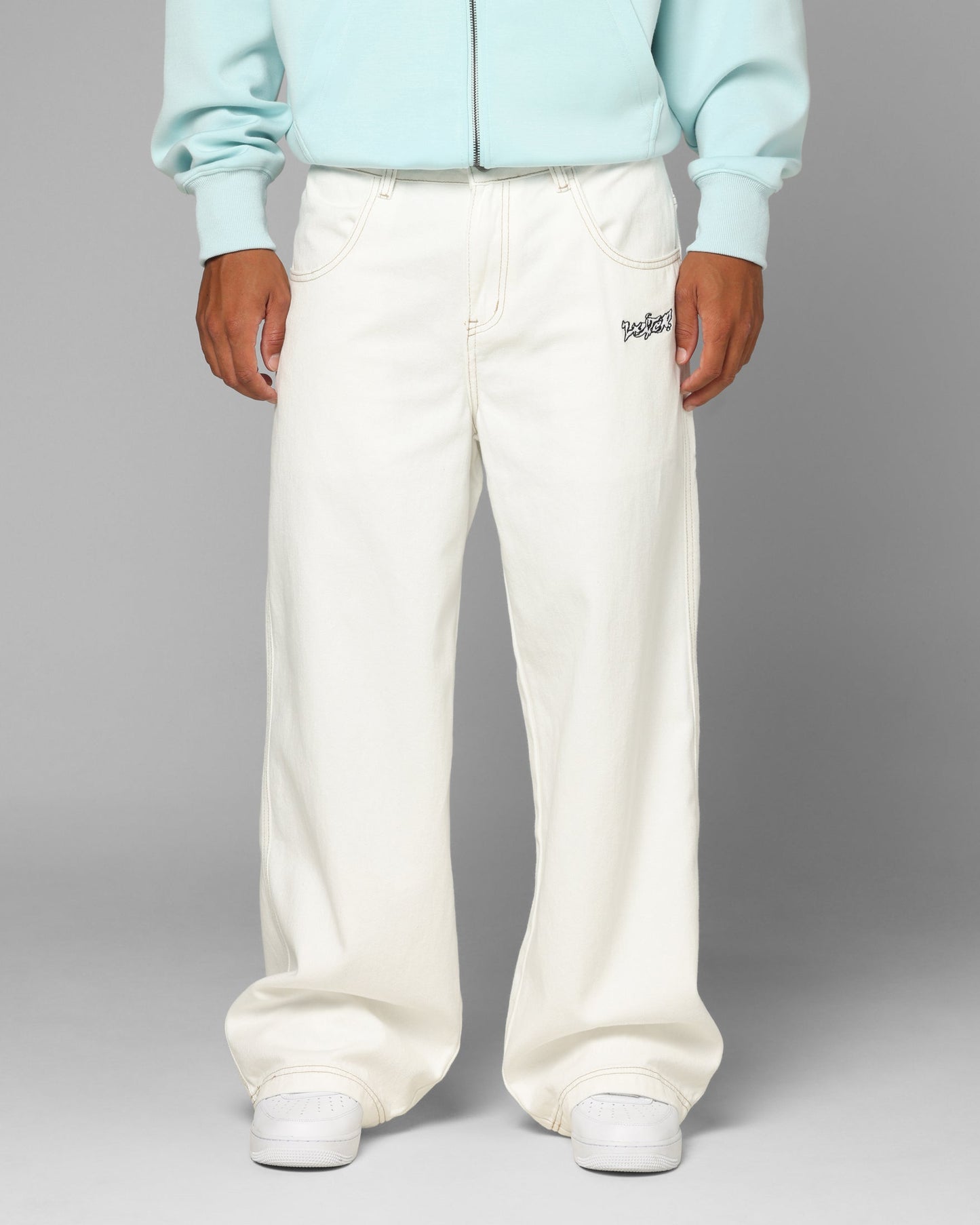 Loiter Star Born Jeans Off White