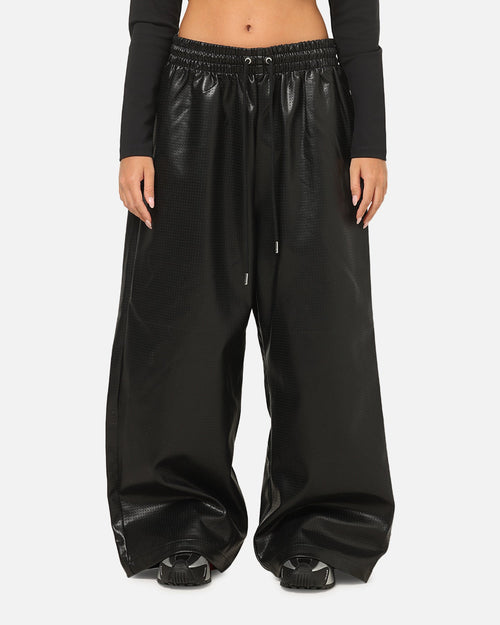 Jordan Women's Jumpman Flight Faux-Leather Pants Black