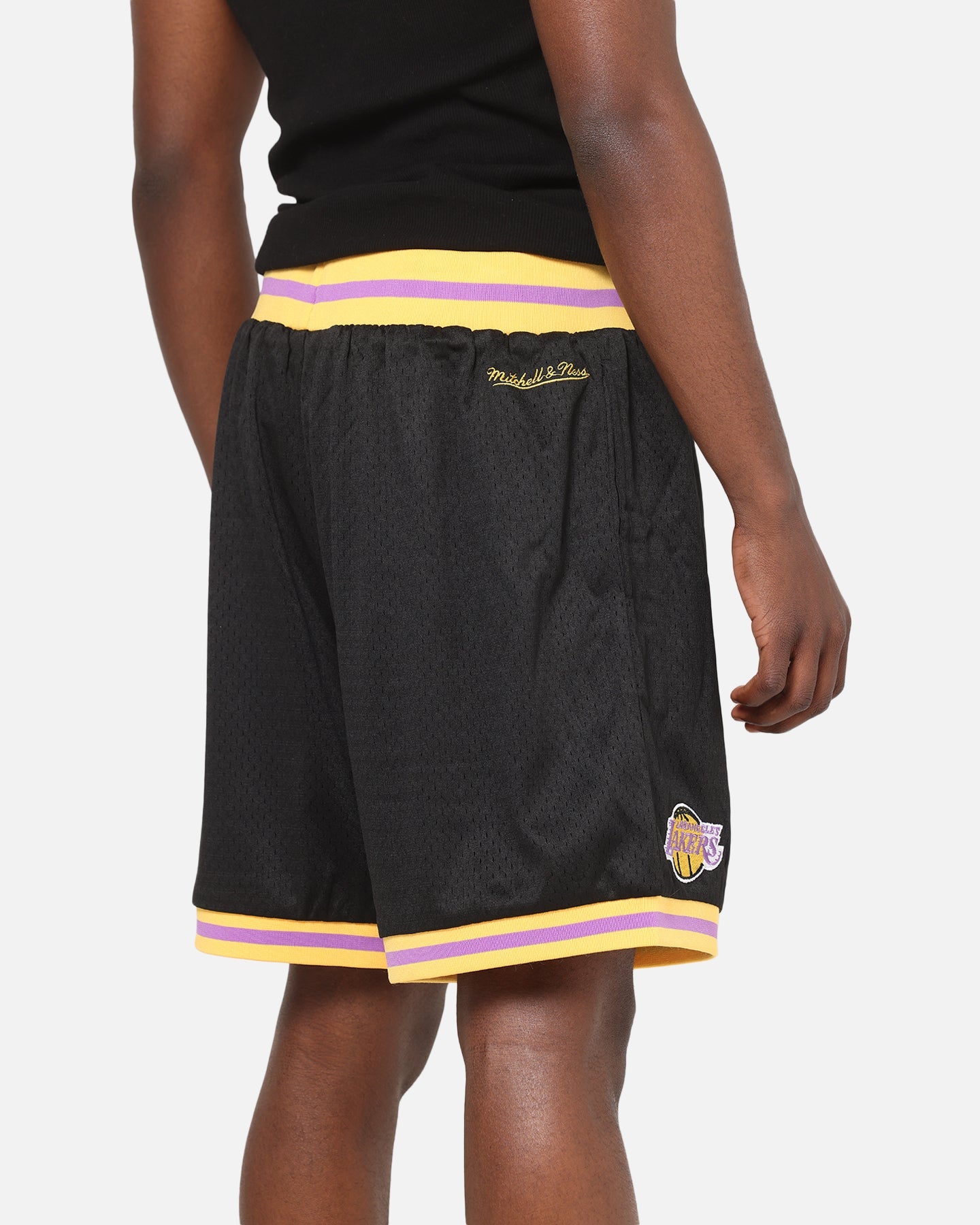Mitchell & Ness Los Angeles Lakers Gothic Shorts Black