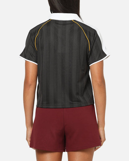 Puma Women's T7 Relaxed Football Jersey T-Shirt Puma Black