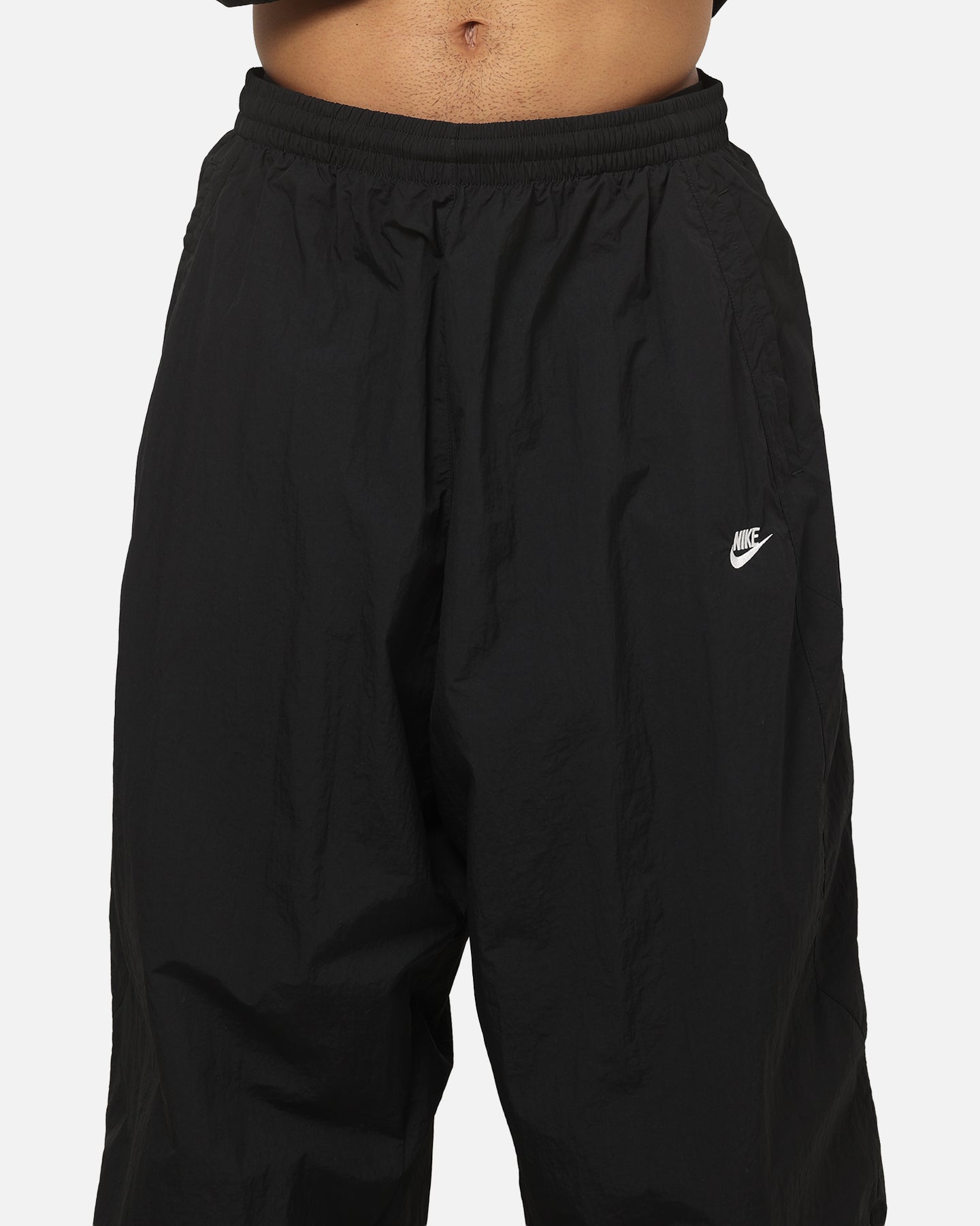 Nike Club Woven Oversized Track Pants Black