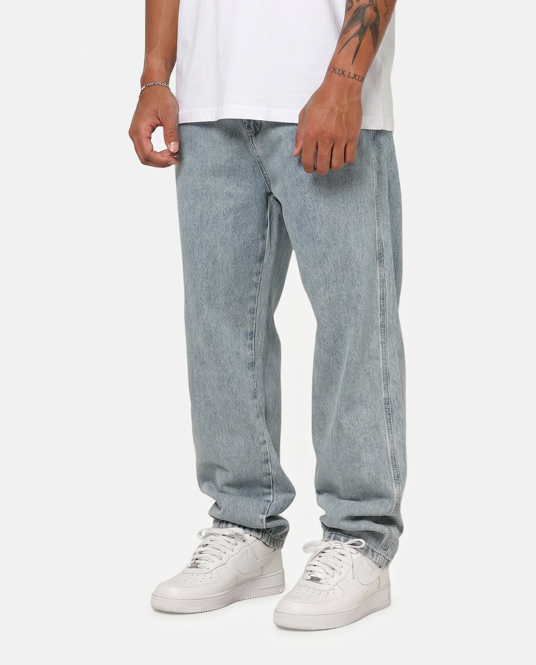 Worship Lounger Jeans Worship Worn Blue