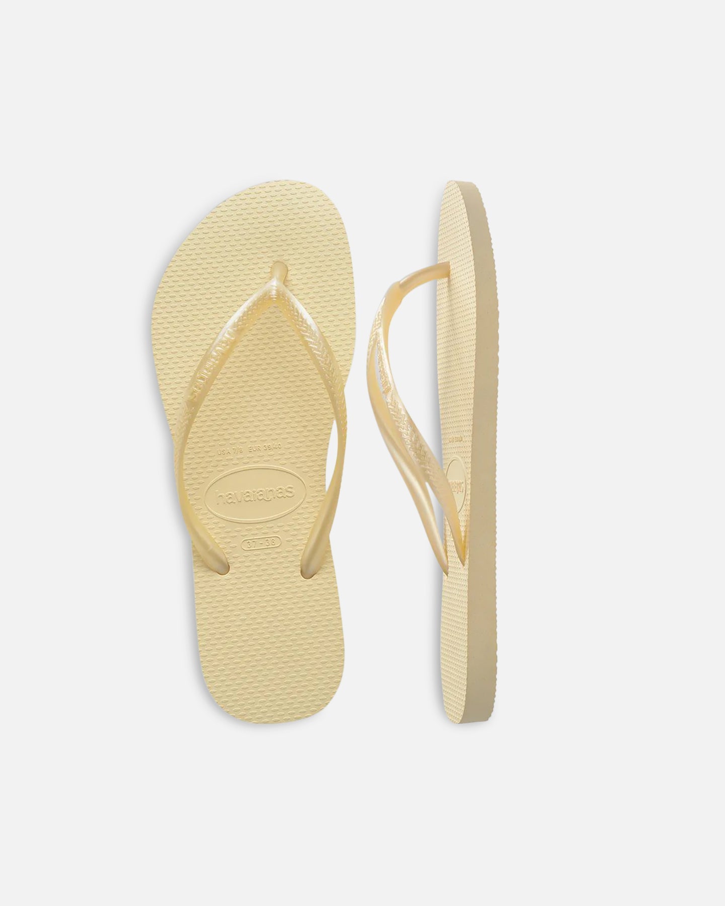 Havaianas Women's Slim Basic Thongs Butter
