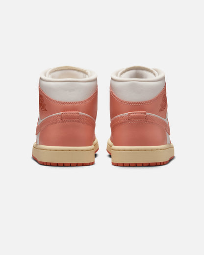Jordan Women's Air Jordan 1 Mid Sail/Lt Madder Root