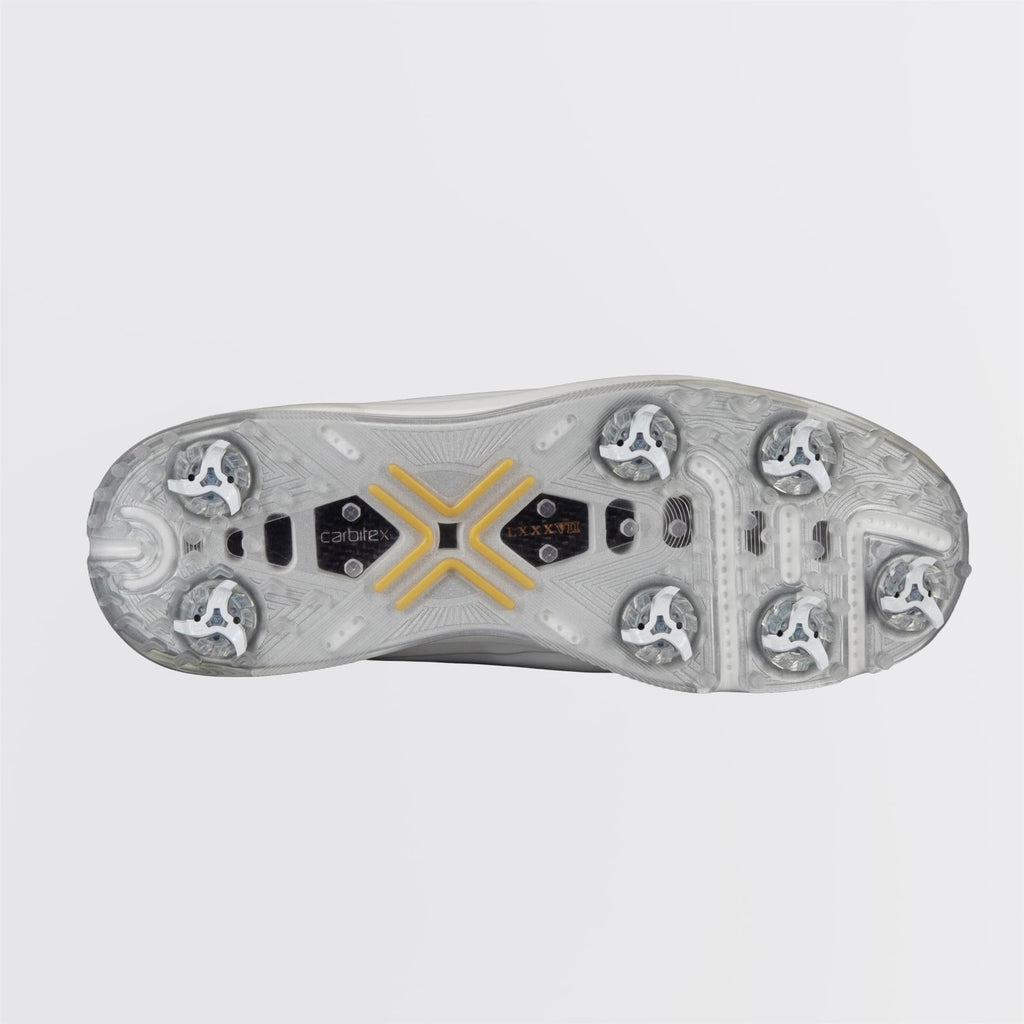 Eighty Seven SC Spiked Golf Shoes White/Black/Gold