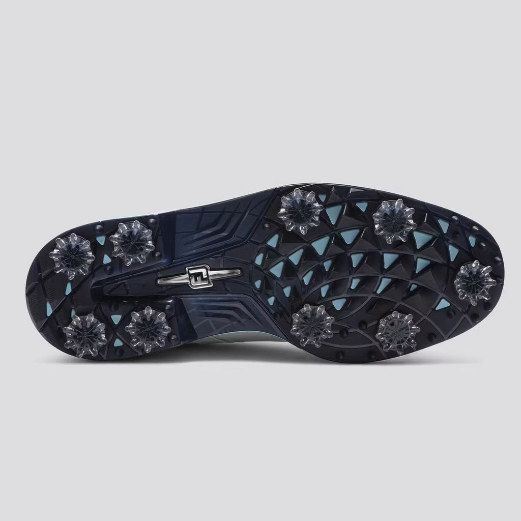 Premiere Series Packard Cleated Laced Golf Shoes White/Navy/Blue