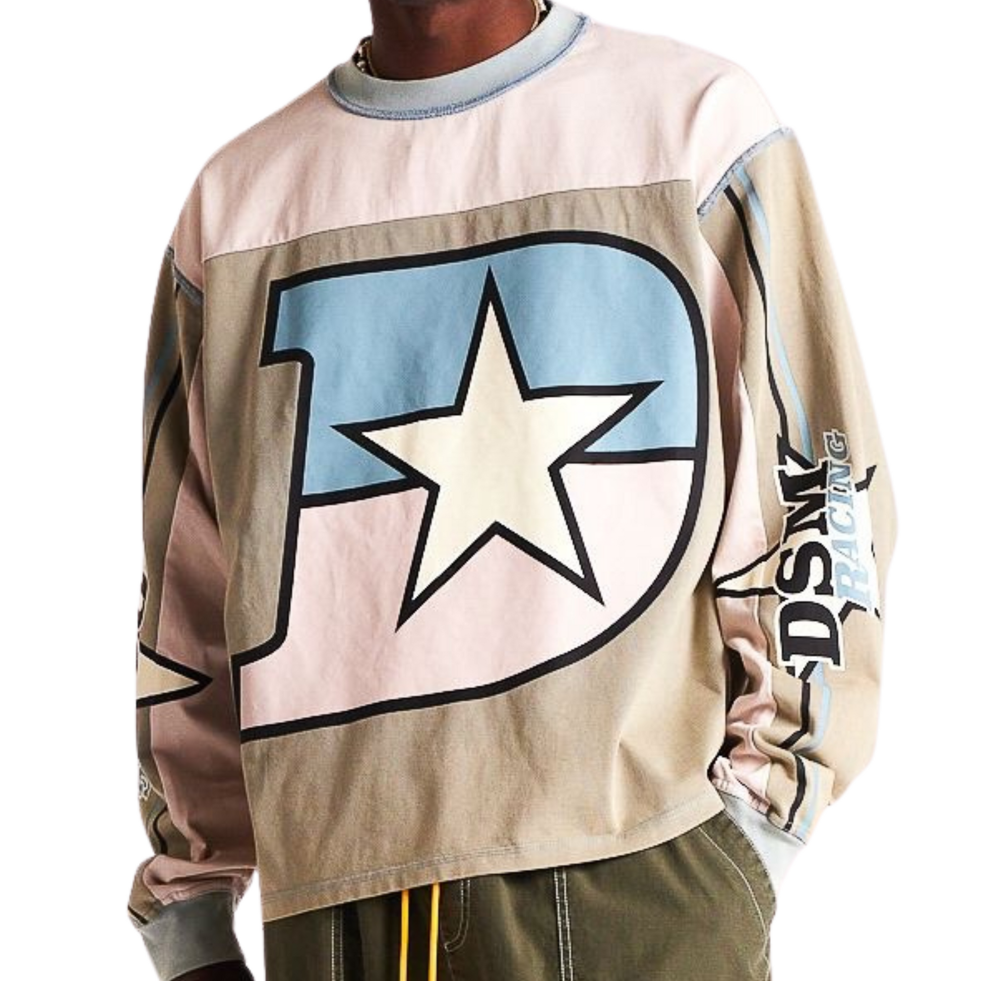 DSM "Supercross" Long Sleeve - (Pink/Grey)