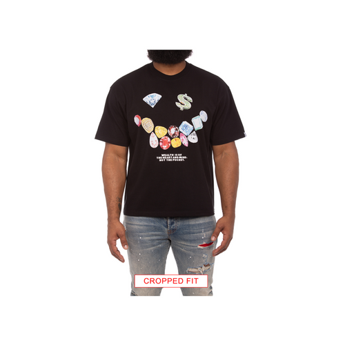 Billionaire Boys Club Smile SS Knit CROPPED FIT (Black)