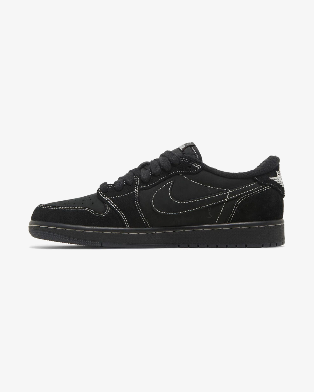 NIKE X TRAVIS SCOTT AIR JORDAN1 RETRO LOW BLACK PHANTOM
