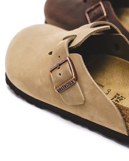 Birkenstock Boston NU Oiled Tobacco Brown