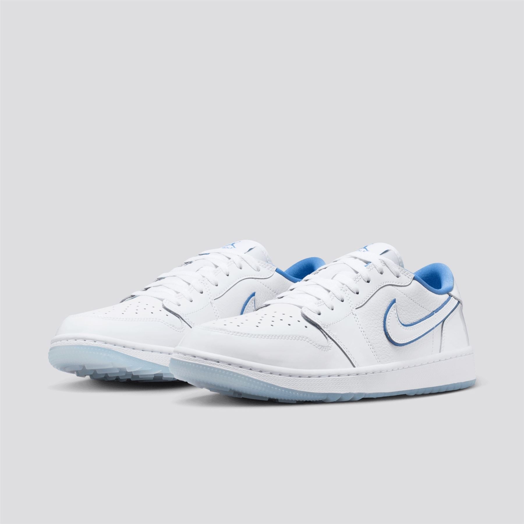 Air Jordan 1 Low Spikeless Golf Shoes White/Legend Blue/Blue Tint