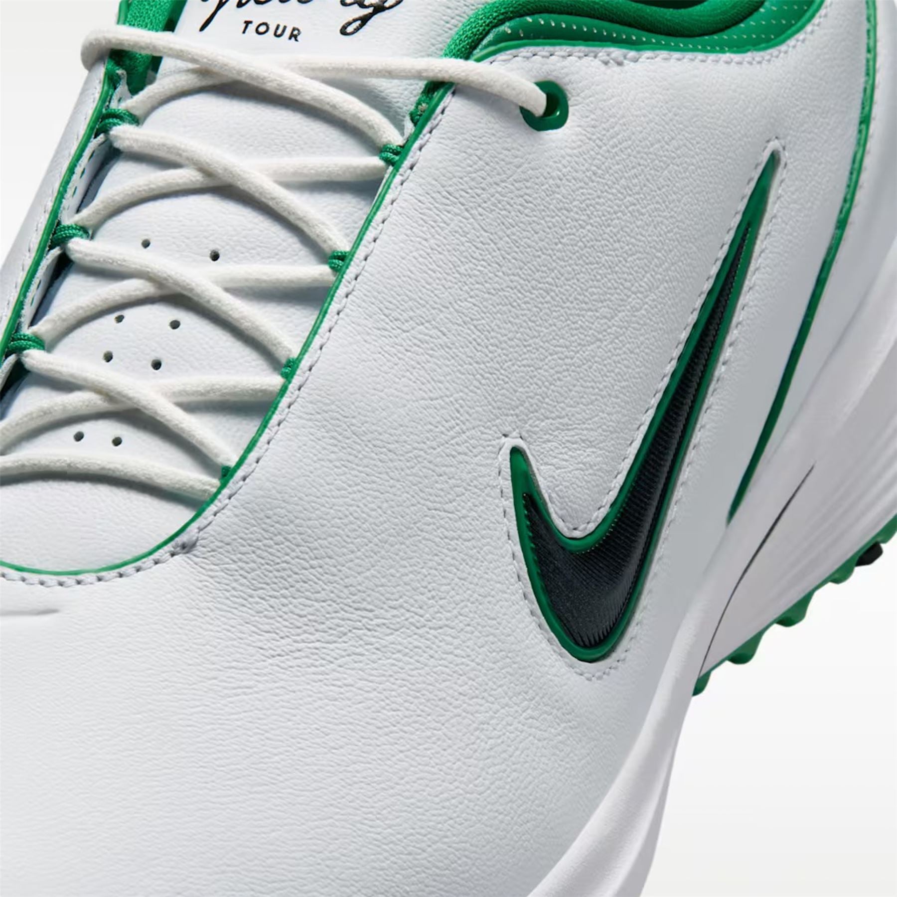 Victory Tour 4 Spiked Golf Shoes White/Black Malachite